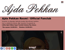 Tablet Screenshot of ajdapekkan.com